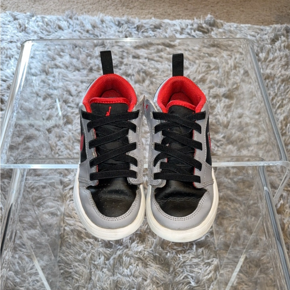 Jordan Kids Sneakers - Black, Red, and Gray